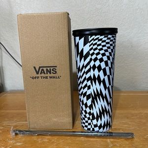 Vans Tumbler NEW Limited Edition Vans Family Black White Check Checker